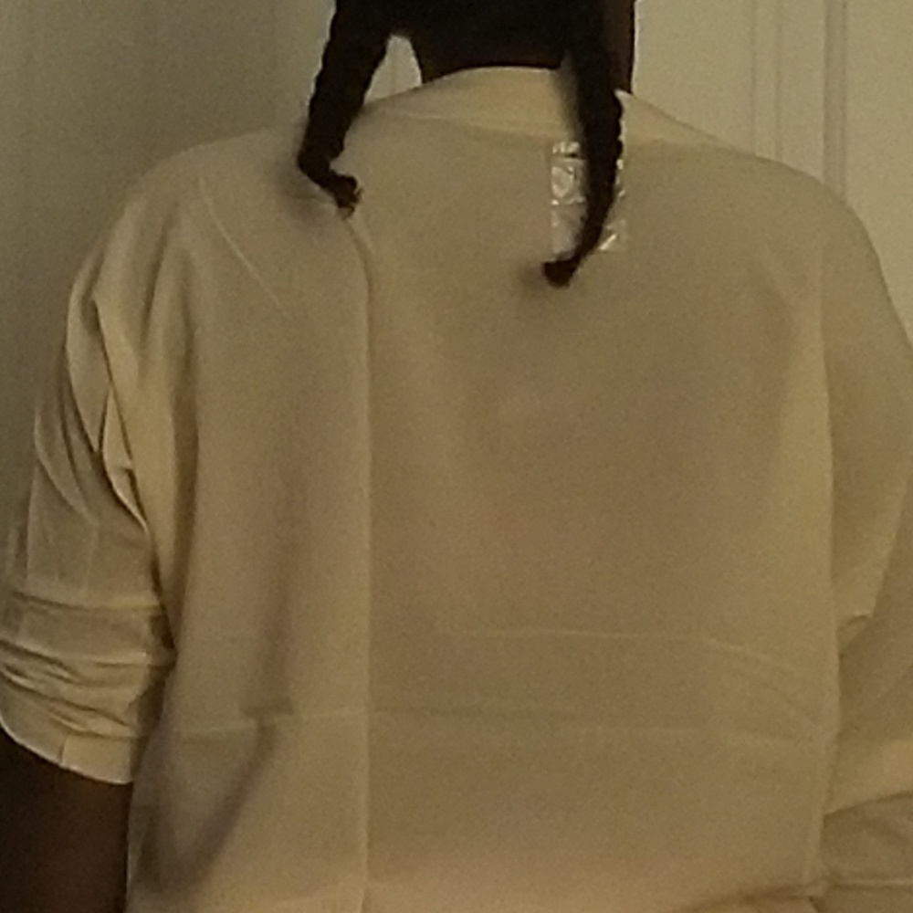 Tie collar blouse